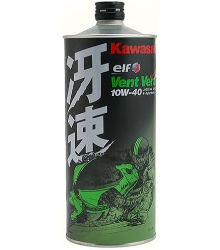 Amazon | 【カワサキ】Vent Vert（ヴァン・ヴェール）10W-40 冴速 1L×4