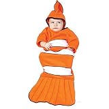Clownfish (Clown Fish) Baby Bunting Infant Costume Size 0-6mo by Cinema Secrets [並行輸入品]