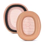 ZLiT イヤーパッド Bang Olufsen Beoplay H100用 ヘッドフォンイヤーパッド 交換用イヤーカップ イヤークッション イヤーマフ (アプリコットカラー、1ペア)