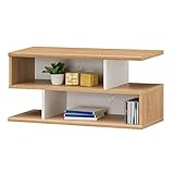 白井産業 ローボード 約 幅84 奥行30 高さ40 cm 32型 対応 シンプル ナチュラル ブラウン (GAR-4085 ガレンタ)