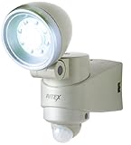 ムサシ RITEX 乾電池式1.3W LEDセンサーライト LED-110