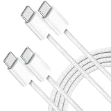 USB Type C 充電ケーブル USB C/Type C to Type C ケーブル 1m 【2本セット】PD対応 超急速充電 C to C iPhone 16 充電ケーブル 断線防止 iPhone 16 /16 Pro /15/15 Plus iPad Pro等Type-c機種対応