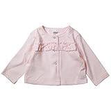 《H28年秋冬物》(日本製) Pample Mousse(パンプルムース) 接結ソフト天竺長袖カーディガン 90cm /PK NO.DP-63206