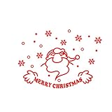 LUOEM ホリデーシリーズサンタクロースの壁のステッカーメリークリスマスの壁のステッカーハウスレストランの小売店