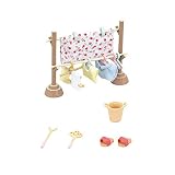 シルバニアファミリー 家具 【 ものほしセット 】 カー610 STマーク認証 3歳以上 おもちゃ ドールハウス Sylvanian Families エポック社 EPOCH