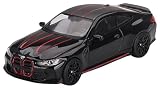MINI GT 1/64 BMW M4 CSL ブラックサファイア (右ハンドル) 完成品