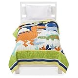 Circo? Dinosaur Embroidery Quilt -Twin [並行輸入品]