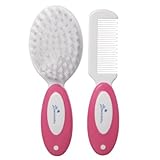 Dreambaby G328 Comb and Brush Set for Babies Pink by Dreambaby