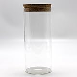 テラリウム ガラスポット コルク蓋付き/ストレート大 ボトリウム【並行輸入品】