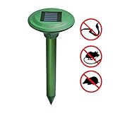動物撃退器 ソーラー式 モグラ撃退器 蛇の撃退器 超音波 アニマルバリア 害獣撃退 アウトドア ネズミ 蛇などの対応（1個セット）
