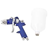 [CERUE(セルエ)]【口径 1.4ｍｍ】【口径 1.7ｍｍ】 エアースプレーガン 塗装ガン 塗装用 重力式 上部カップ容量中面積～広い面積の 塗装作業に！H827 (1.7ｍｍ)