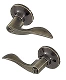 Honeywell 8106101 Wave Entry Door Lever, Antique Brass [並行輸入品]