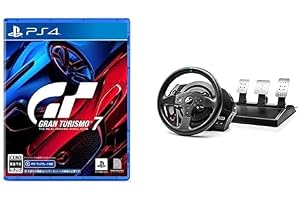 【PS4】グランツーリスモ7【Amazon.co.jp限定】オリジナルPC壁紙 配信 + 【国内正規品】Thrustmaster スラストマスター ステアリングコントローラー T300 RS GT Edition PlayStation5 / Pla