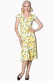 Banned Clothing - Yellow Lagoon Dress M
