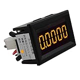 Sharplace 全４色 ミニ DC 3.5-30V　ミニ　5桁　デジタル電流計　アンペア　メーター - 黄
