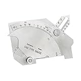 Fenteer 高品質　ブリッジ　カム　ゲージ　溶接ゲージ　溶接シーム　ピット　フィレット　アンダーカット　検査　ステンレス製