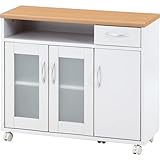 不二貿易 ミニカウンター サージュ (ホワイト/ナチュラル)