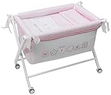 Naf Naf Ladybird Mini-Cot Plus Textile (Pink) by naf naf