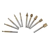 PINKING　超硬バー　ドリル　カッター　高速度　工具　切削　研磨用　シングルカット　電動研磨ヘッド　使いやすい　安全　木材、プラスチックに適合　10本セット