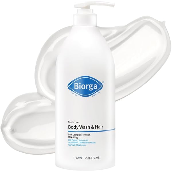 Amazon.co.jp: Biorga Milk Protein Lotion, Pump Type, 16.9 fl