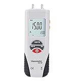 KKmoon　LCD デジタル圧力計　圧力計　エア圧力計　± 2 Psiデータホールド　11 ユニット