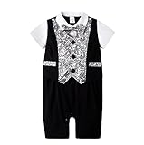 ベビー キッズ 赤ちゃん 子供服 洋装フォーマル 紳士風 男の子 半袖 ベスト重ね着風カバーオール ロンパース 春夏 結婚式 お宮参り 七五三 節句 入園式 入学式 出産祝い ギフトBaby0169
