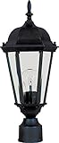 Maxim 1001BK, Westlake Cast, 1 Light Outdoor/Post Lantern, Black [並行輸入品]