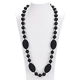 Consider It Maid Silicone Teething Necklace for Mom to Wear - FREE E-BOOK - BPA FREE and FDA Approve