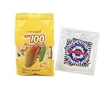LOT 100 マンゴー味グミ1kg + ミックスグミ1kg ミステリーキャンディ youtube お菓子 地球グミ 韓国モッパン ASMR 地球グミ (マンゴー味グミ1kg)