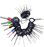 YFFSFDC コネクターピン抜き 端子除去ツール カプラー コネクター 配線 端子 外し 抜き 26種類 工具 カーターミナル取り外しキーツール配線コネクタエクストラクタプーラーリリースピン (26点セット)