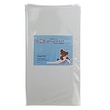 DK Glovesheets Waterproof Fitted Single Bed Sheet (White, approx 190x90cm) by DK Glovesheets