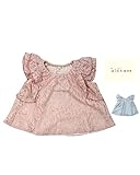 【子供服】 kids zoo (キッズズー) お花柄レースチュニック 70cm～95cm W44904