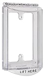 Safety Technology International , Inc。sti-6519 single-gang Hingedクリア保護用ポリカーボネートカバーごつごつ取り付けプレート
