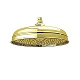 Rohl 1047/8IB Bordano Raincan Shower Head, 12, Inca Brass by Rohl