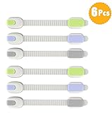 DoGeek 6pcs赤ちゃん安全ロック防水キャビネットロック複数の使用キャビネット引き出しアプライアンストイレTrash缶Windowsプレミアムキャビネット&引き出し安全