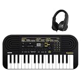 【選べるカラー＆セットオプション】【同色ヘッドホン&バッグセット】カシオ 電子キーボード SA51 SA50 Casiotone 32ミニ鍵盤 ブラック＆ホワイト ホワイト＆グリーン 子ども 初心者 入門 練習 SA-51 SA-50 (ヘッドホンセット, SA51 ブラック＆ホワイト)