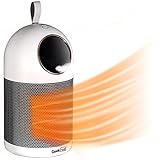Geek Aire ポータブル ヒーター 加湿機能付き ストーブ 電気ファンヒーター 送風,热風 2段階切替式 2秒速暖い 過熱保護 転倒オ