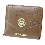 リラックマ ラウンド札入れ【ブラウン】