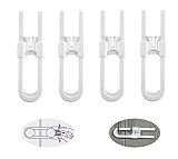 スライド式 子ども 安全 キャビネットロック U字型 子ども/幼児/赤ちゃんのためのロック キッチン 食器棚 クローゼット ワードローブ かんぬき ノブ ハンドル ホーム 家具 ドア Lideemo 