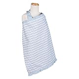 Trend Lab Sky Chevron Nursing Cover, Blue by Trend Lab [並行輸入品]