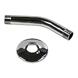 Plumb Pak PP22510 Shower Arm with Flange 1/2-Inch IPS By 6-Inch, Chrome, by Plumb Pak