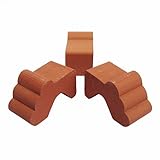 ポットフィート 足台 鉢台 Ｂ赤色 3個セット 陶器 常滑焼