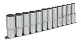 Sealey ak2696ソケットセット12pc 1 / 2 " Sqドライブ6pt Deep WallDriveメトリック