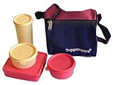 Tupperware Best Lunch Set, 4-Pieces (187B) and Lunch Bag by Tupperware [並行輸入品]