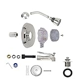 BrassCraft Mfg Mixet #MTR-5 CLR Complete Single Handle Tub and Shower Trim Kit - Chrome by BrassCraf