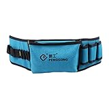 KKmoon 多機能 ウエストツールバッグ 修理ツールポケット ベルト付き ウェアブル＆防水 電気修理ツール用