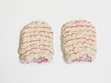 BABY MOCOMOCO Boder Towel Mitten ・ベビーモコモコボーダータオルミトン (ハネル糸/オゾン漂白) (Pine)