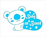 ノーブランド 青 コアラ Baby On Board シール ステッカー デカール