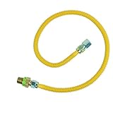 Brasscraft cssd45e-36 P MIP EFV 1 / 2インチx 1 / 2インチFIP x 36-inch安全+ Plusガスアプライアンスコネクタ、1 / 2インチod 71,1