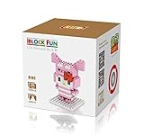 LOZ Diamond Blocks Nanoblock Hello Kitty Featuring Pink Pig Educational Toy 100pcs [並行輸入品]
